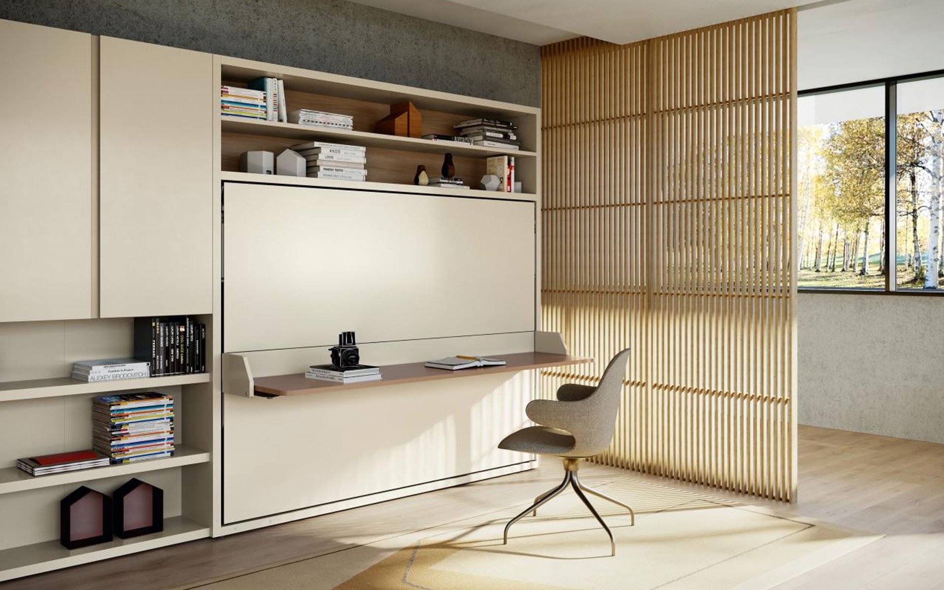 Opklapbed Circe bureau BedHabits 3